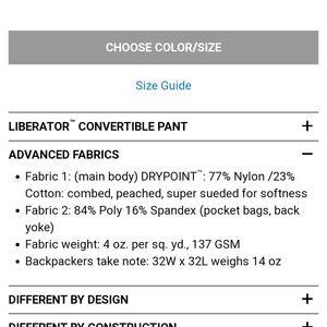 KUHL Liberator Convertible Pants